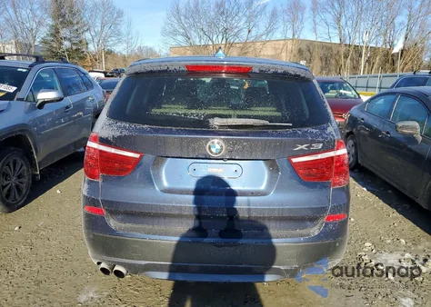 2013 BMW X3 xDrive28I z USA, uszkodzony, nr VIN 5UXWX9C57D0A32856